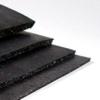 Solid recycled rubber mats